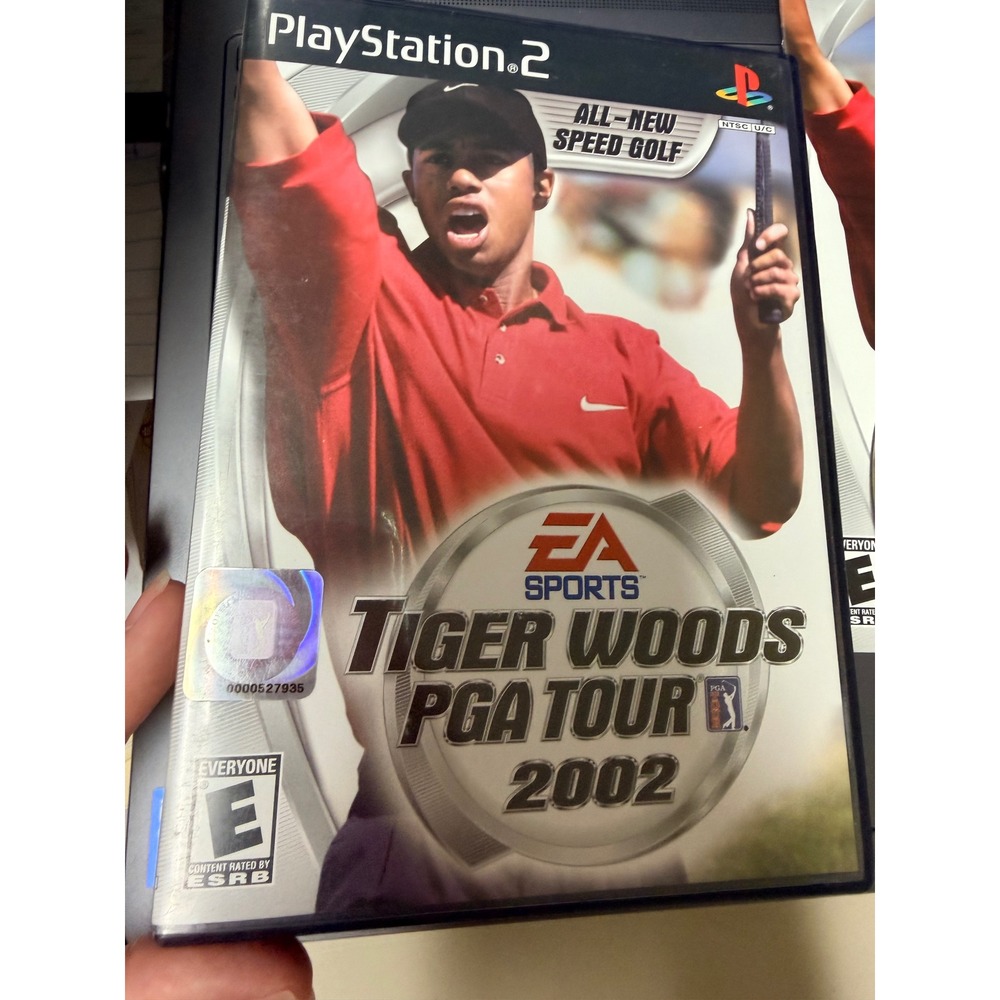Tiger Woods PGA Tour 2002 Sony PlayStation 2 PS2‎ Complete CIB EA Sports game